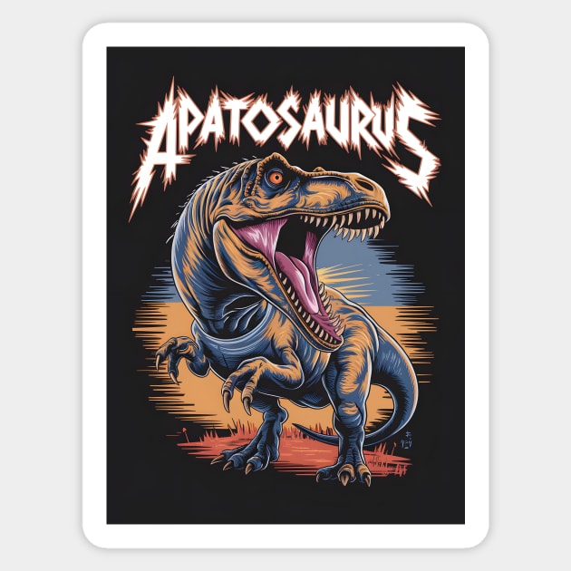 Apatosaurus Sticker by animegirlnft